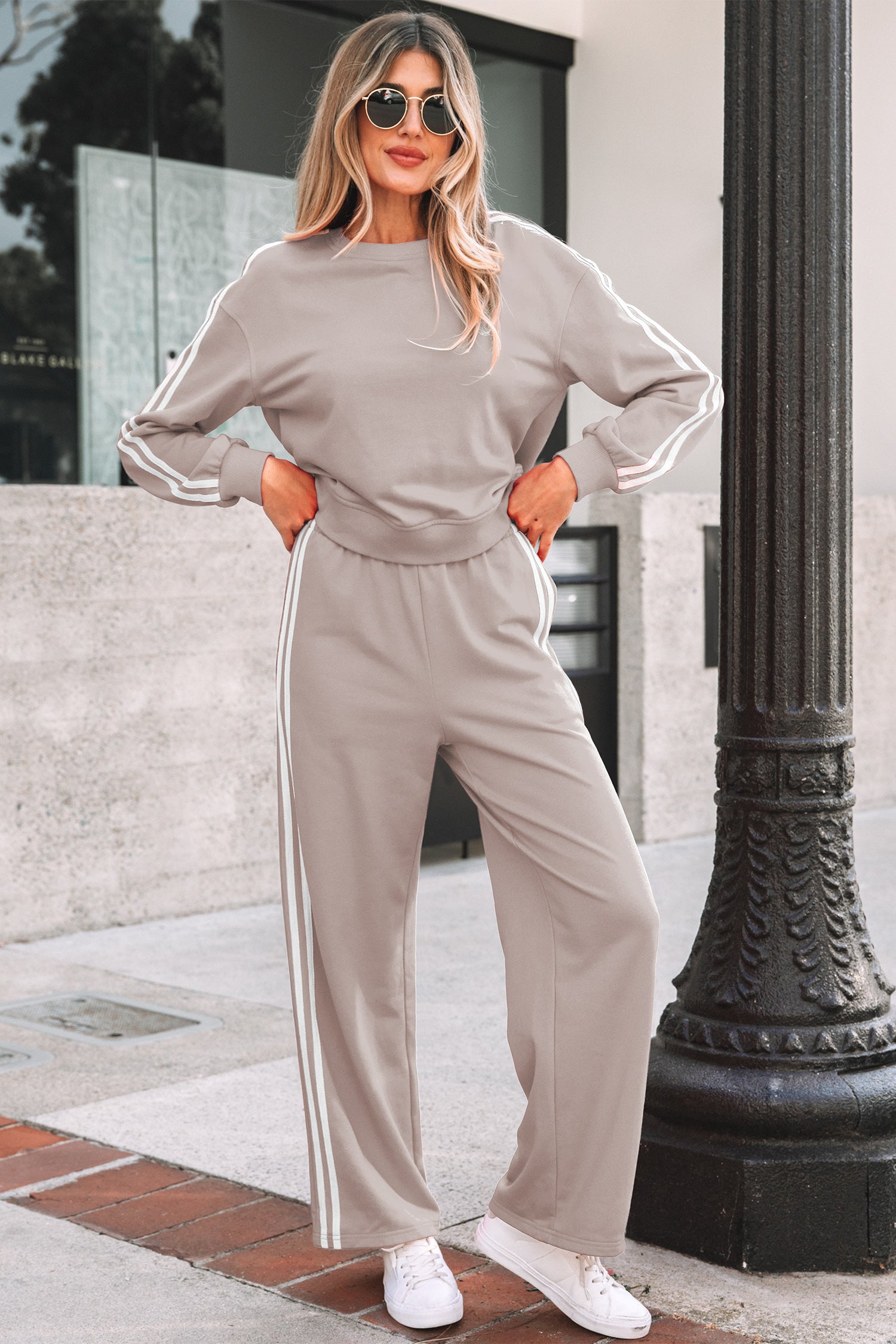 Scarlet Varsity Lounge Set