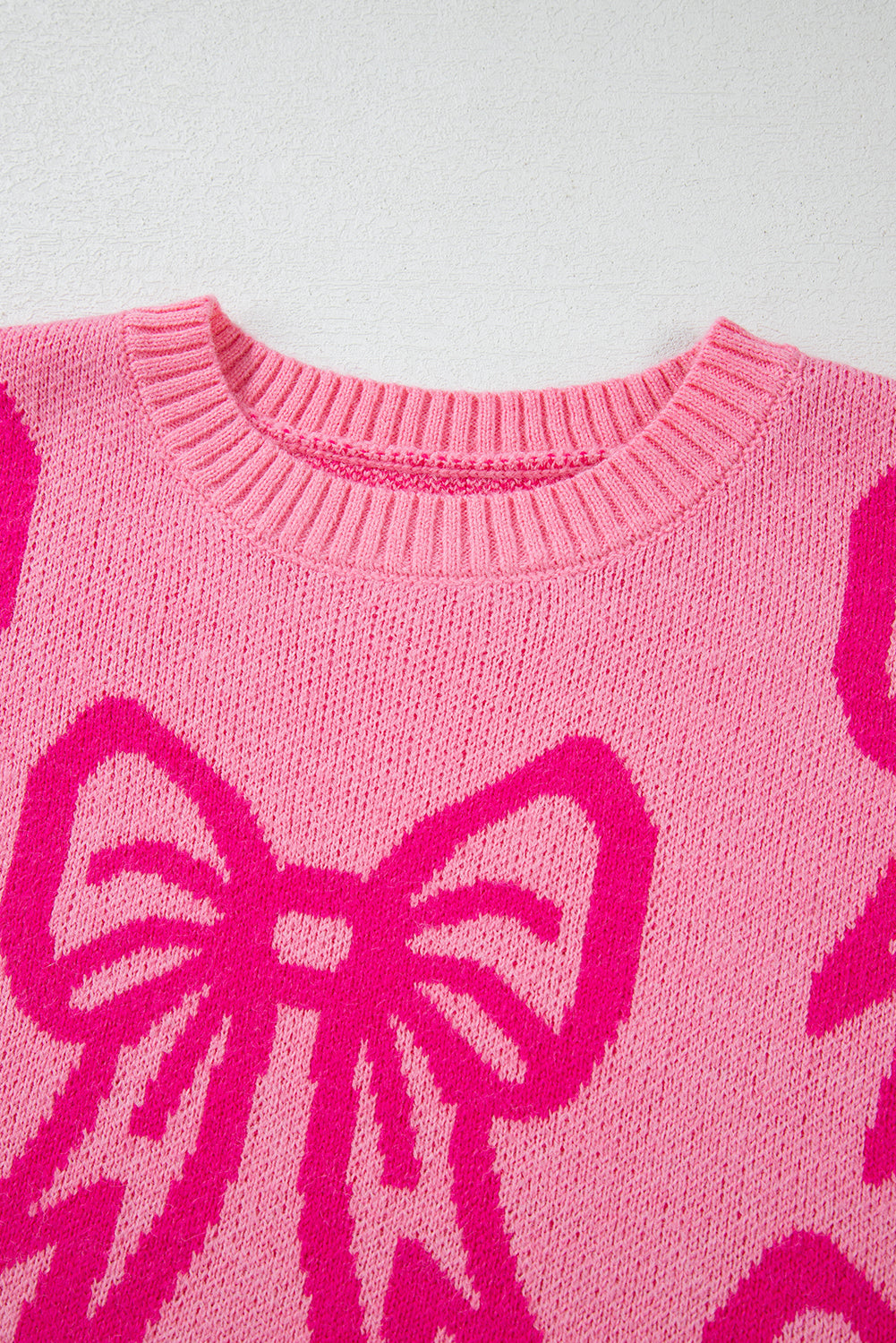 Blush Bow Knit Sweater